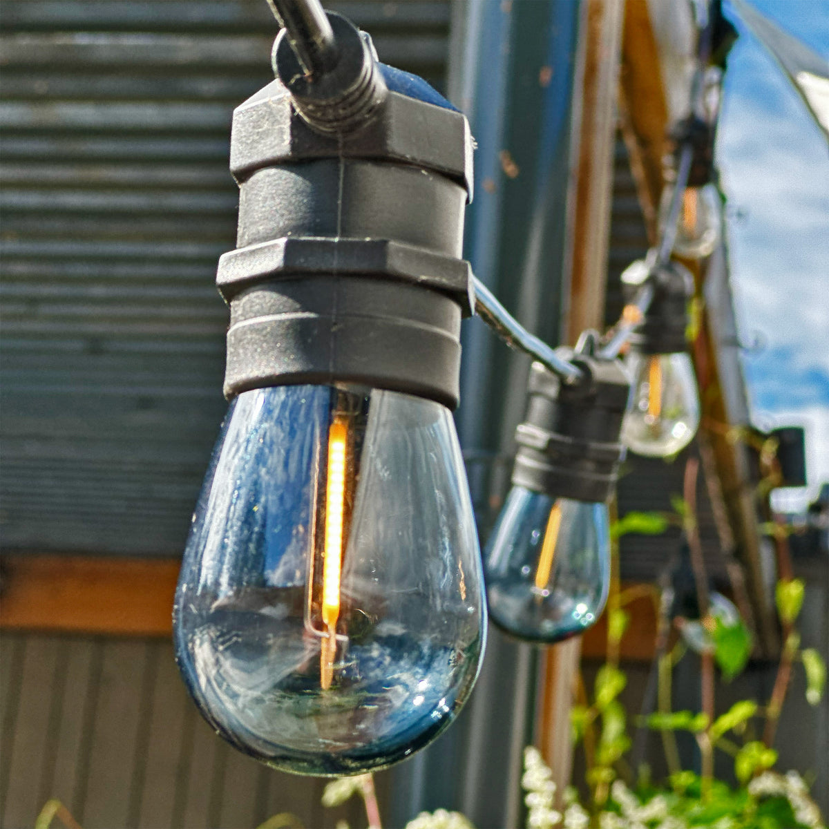 Deco bulb x 5, E27 12V (smoke)