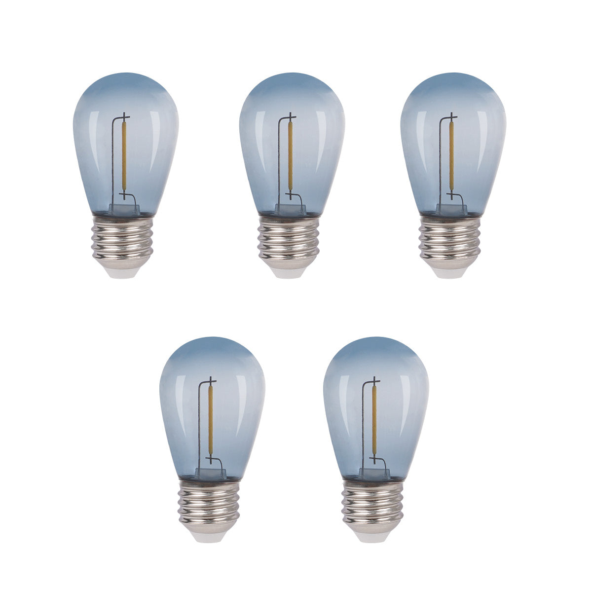 DECO BULB x 5 E27 12V (smoke)