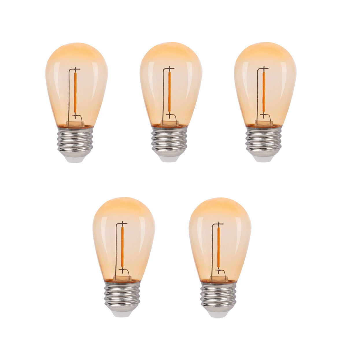 Deco bulb x 5, E27 12V (vintage)