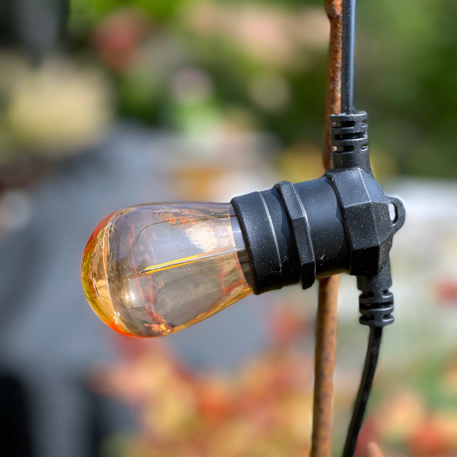 Vintage lightson closeup