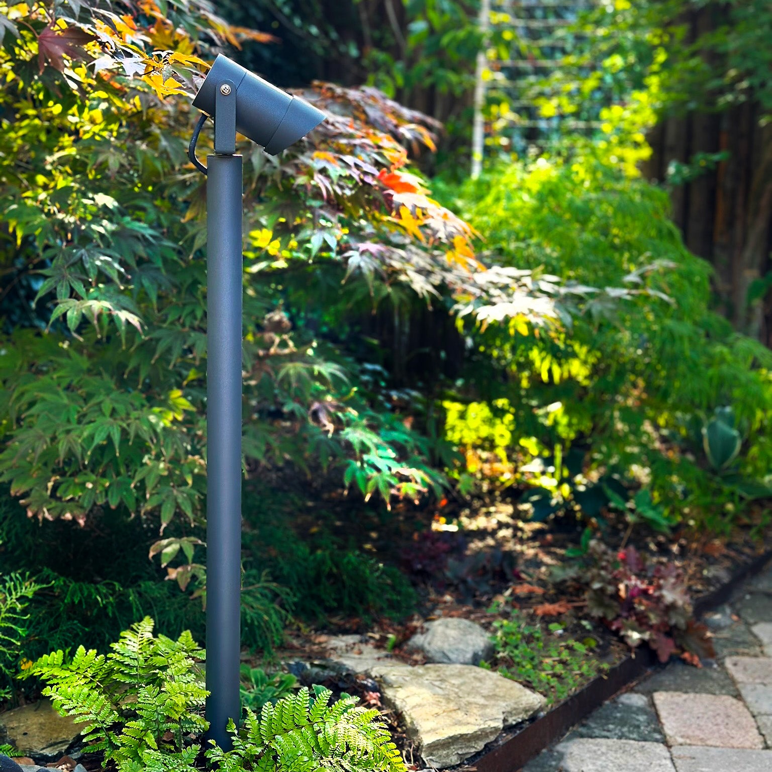 luna65 grey lightson pathway