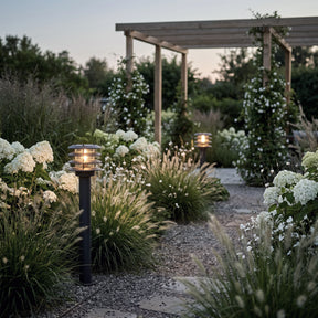 jupiter LightsOn pergola gravel