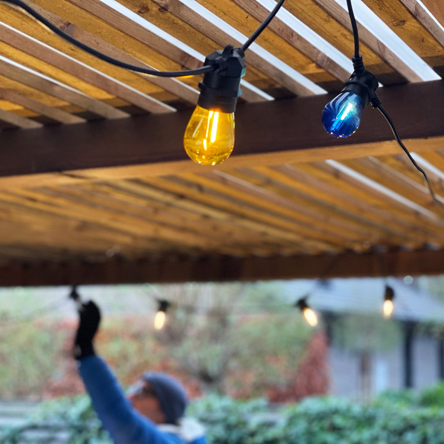DECO BULB x 5, E27 12V (yellow)
